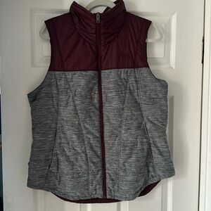 The North Face Women’s Burgundy & Gray Vest